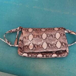 Snakeskin Patterned Women's Bag